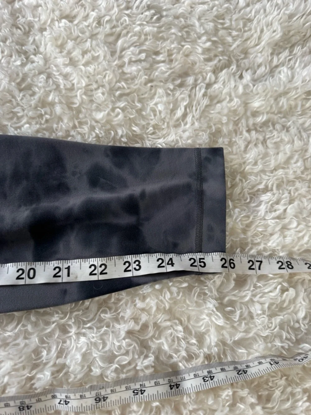 Lululemon Align Pant 26” Diamond Dye Pitch Grey Graphite Grey Leggings Sz 6